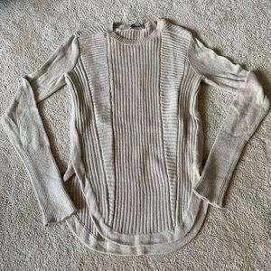 Beige Knitted Sweater